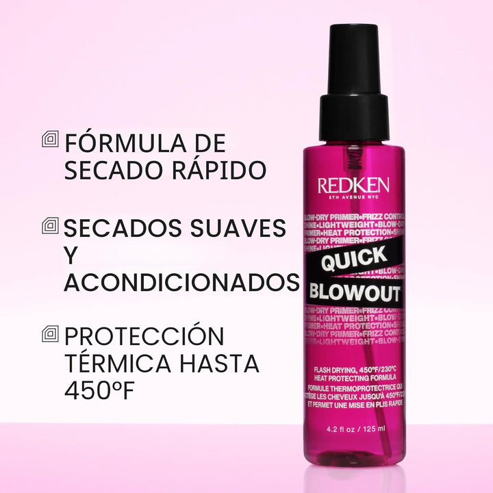 Redken Spray Protector Térmico para Secado Rápido para Todos los Ti...