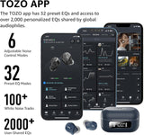 TOZO NC9 Auriculares inalámbricos híbridos con cancelación activa d...