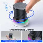 Altavoz de ducha Bluetooth, altavoz portátil impermeable IPX5 con ventosa, mini altavoz Bluetooth 5.3 de graves profundos con micrófono integrado, tiempo de reproducción de 8 horas para baño