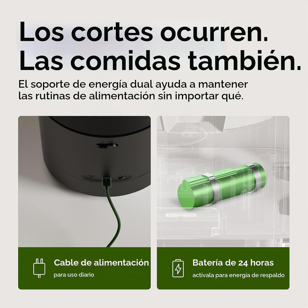 PETLIBRO Alimentador automático para gatos | Smart Scale rastrea la ingesta real de alimentos, WiFi 5G y 2.4G, dispensador automático de alimentos para gatos de 5 litros con sensor de alimentos bajo