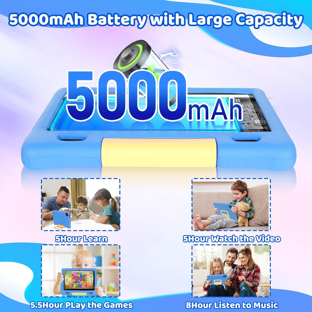 Gleeso Tableta para Niños, Tableta Android 15 para Niños de 10 Pulg...