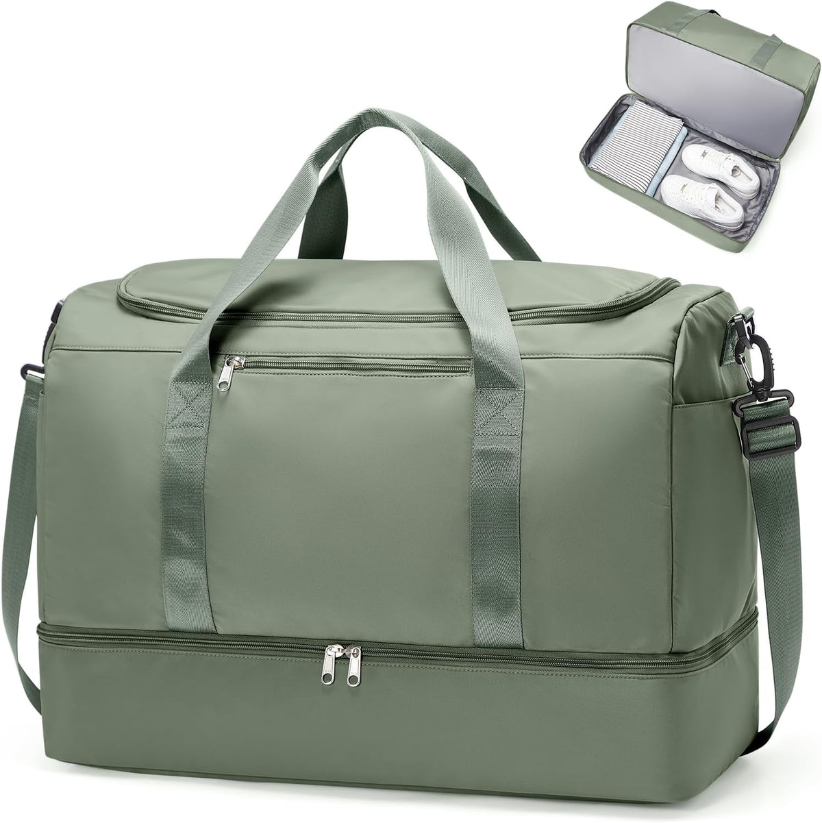 Bolsa de viaje extra grande, bolsas de mano de fin de semana para mujeres