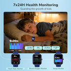 ENOMIR Reloj inteligente para niños con monitor de salud, podómetro, 2