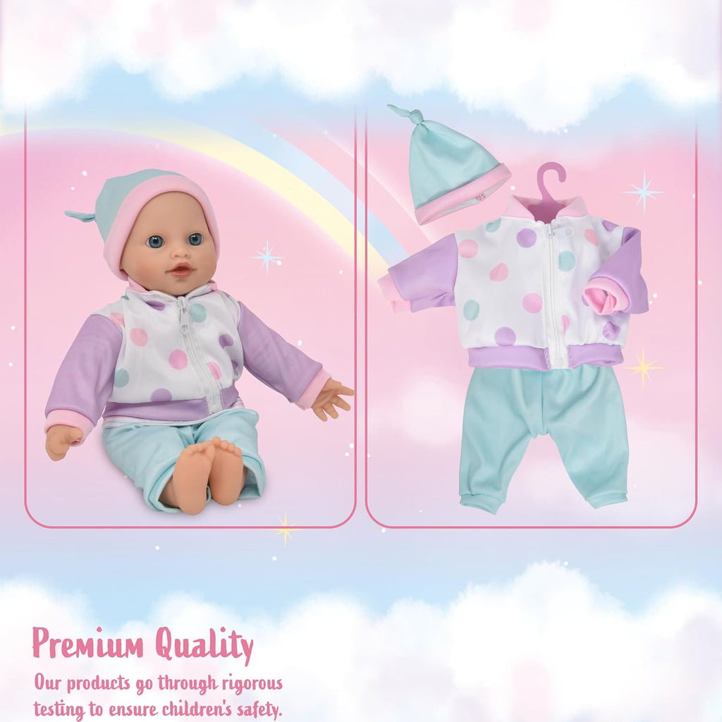 Gift Boutique - Muñeca de bebé de cuerpo suave con ropa en