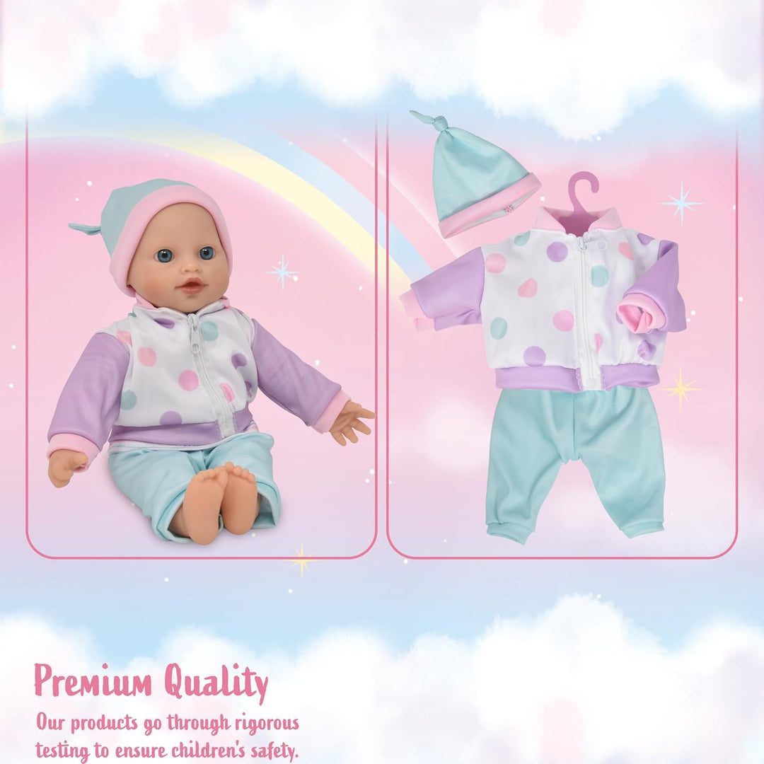 Gift Boutique - Muñeca de bebé de cuerpo suave con ropa en