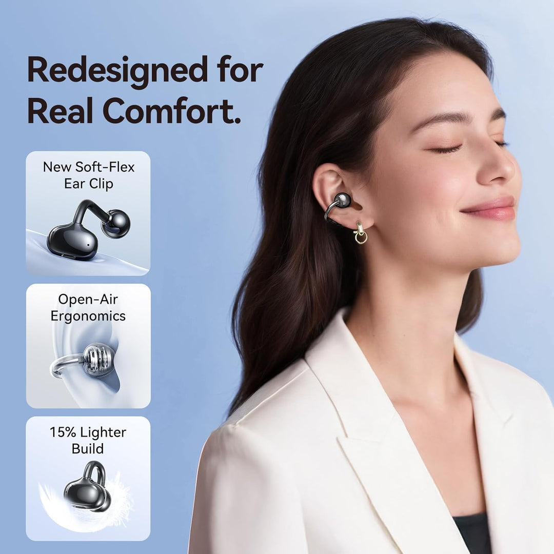 Kinglucky Auriculares con Clip Mejorados Ajuste Cómodo y Sonido Cri...