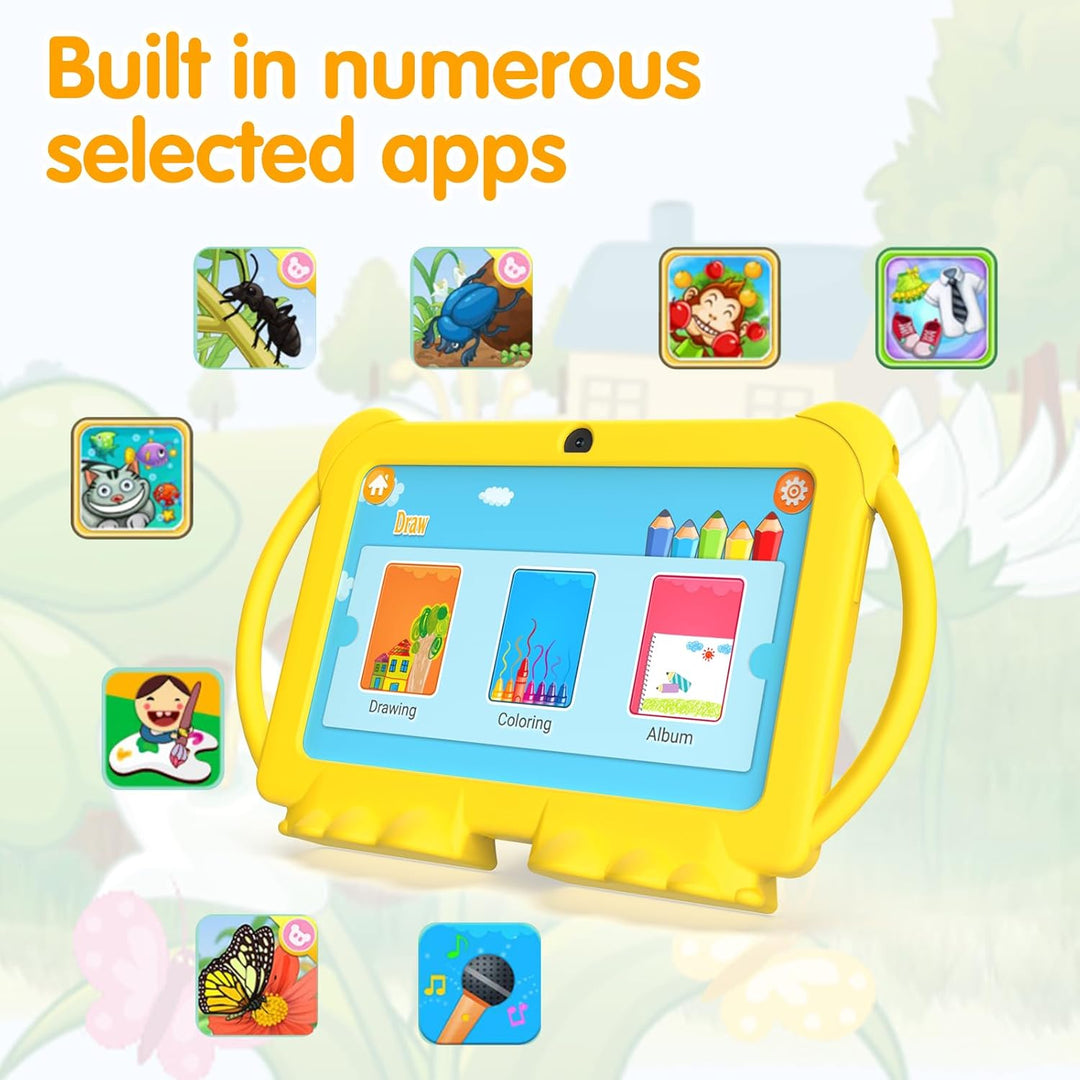 PEICHENG Tablet para niños de 7 pulgadas, Android 12.0 para niños p...