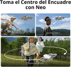 DJI Neo, Minidron con cámara 4K UHD para adultos, dron de 135 g que te sigue, despegue con la palma, seguimiento de sujetos, QuickShots, video estabilizado, protector de hélice incorporado (sin