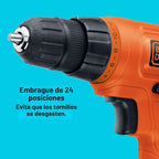 BLACK+DECKER 20V MAX POWERCONNECT - Taladro eléctrico inalámbrico con juego de brocas de 30 piezas y kit de controladores, batería y cargador incluidos (LD120VA)