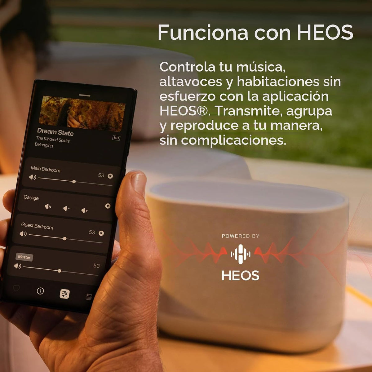 Denon Home 400 Altavoz, altavoz inteligente inalámbrico con sonido estéreo