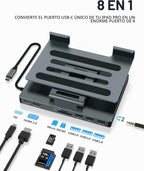 BKELHS, hub USB 3.0 de 3 puertos