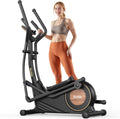 Niceday Máquina elíptica de ejercicios, máquina elíptica para el hogar, entrenador elíptico magnético con zancada de 15.5 a 19 pulgadas, 16 niveles de resistencia, capacidad de carga de 400 libras