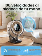 OpenBay Ventilador de clip, ventilador USB recargable con abrazader...