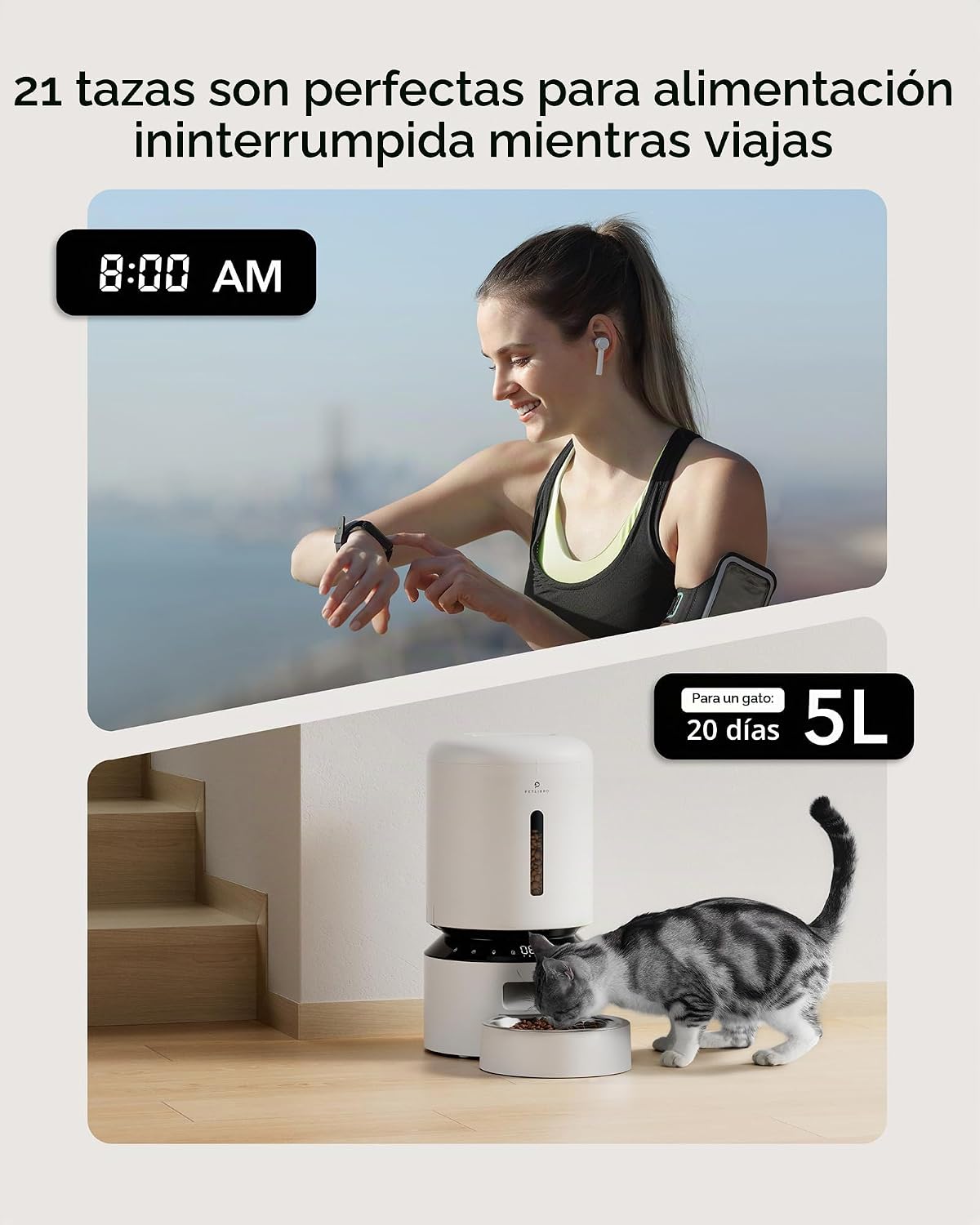 PETLIBRO Alimentador automático para gatos