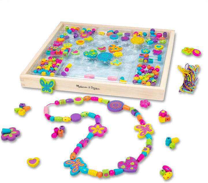 Melissa &amp; Doug Bead Bouquet, juego de cuentas con más de 220 cu...