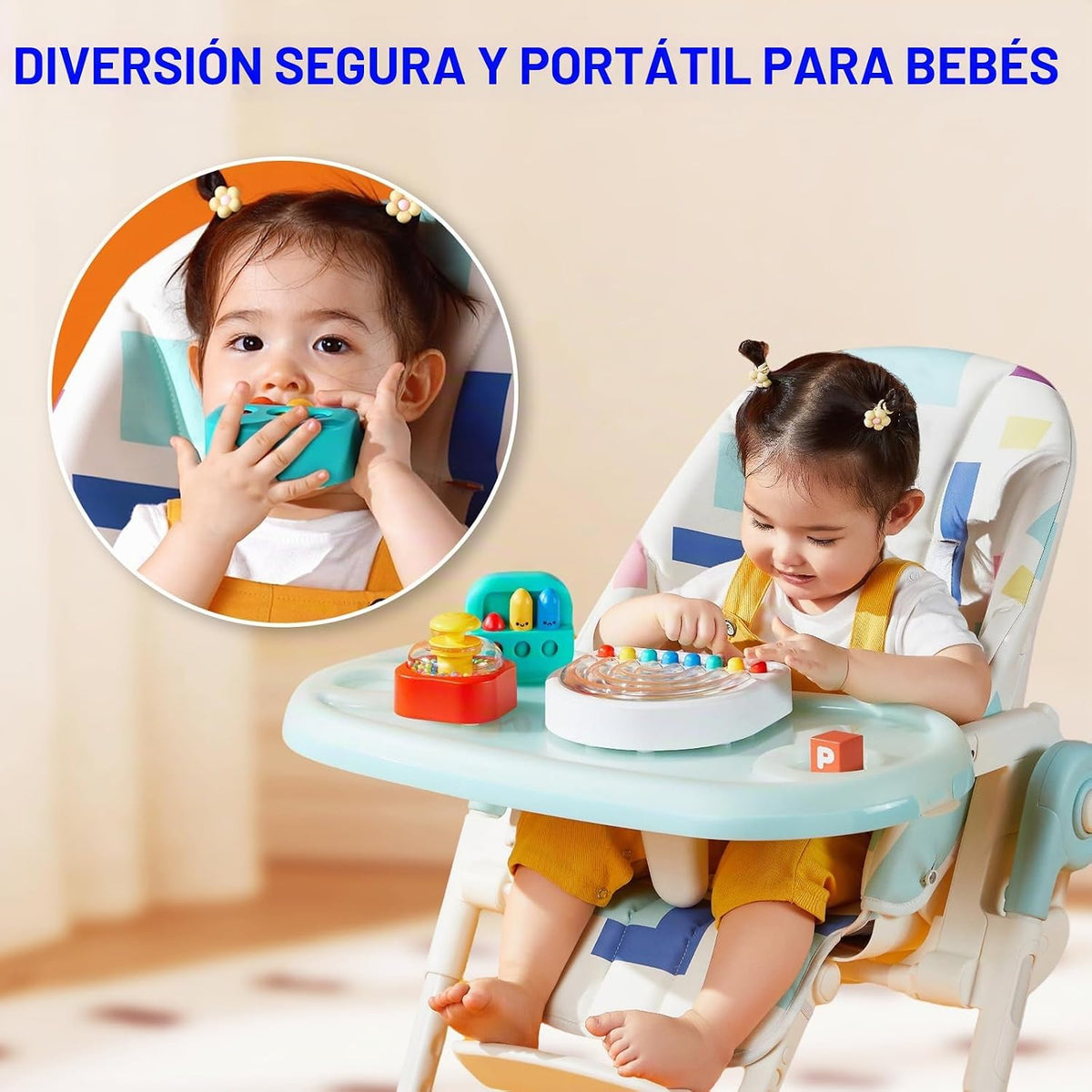 Busy Board 3.0 Detachable & Assemblable Toy para Toddlers 1+