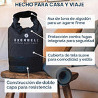 Pesa rusa plegable y ajustable de 4.4 a 30.9 lbs (2-14 kg) - pesa rusa de agua y saco de arena - Entrenamiento versátil con saco de arena y bolsa de peso - Equipo de entrenamiento de fuerza