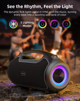 VUOPAX Altavoces Bluetooth portátiles inalámbricos de actualización...