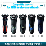 Paquete de 9 cabezales de repuesto SH30 compatibles con Philips Nor...