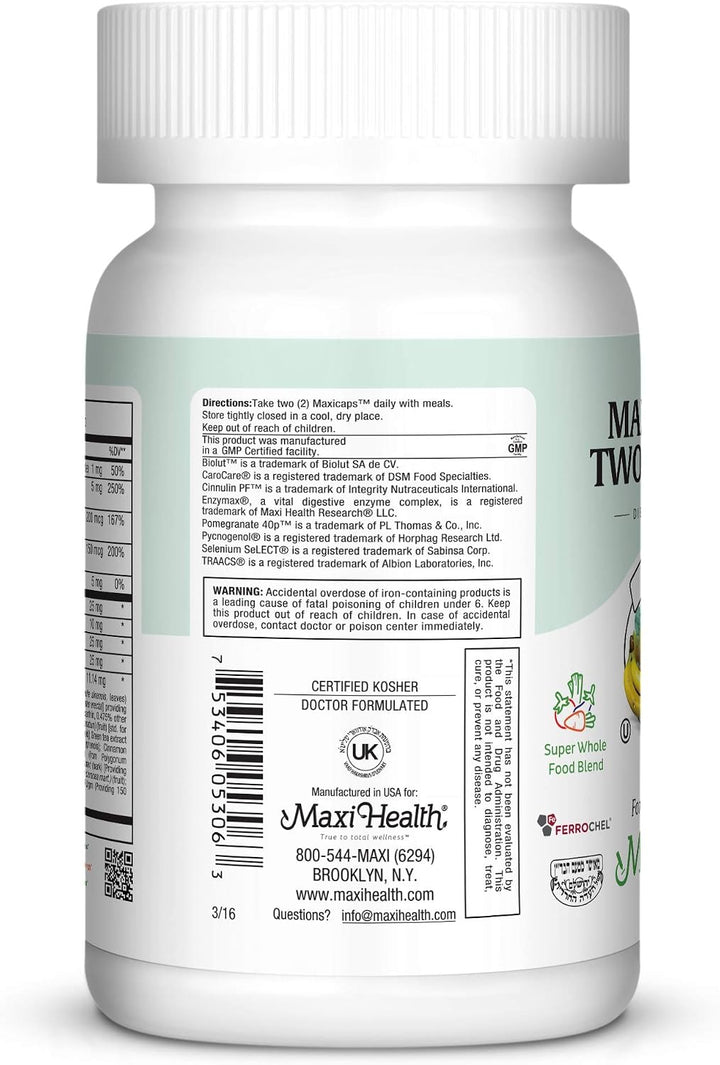Maxi Health Multivitaminas para hombres y mujeres \u2013 Vitaminas...