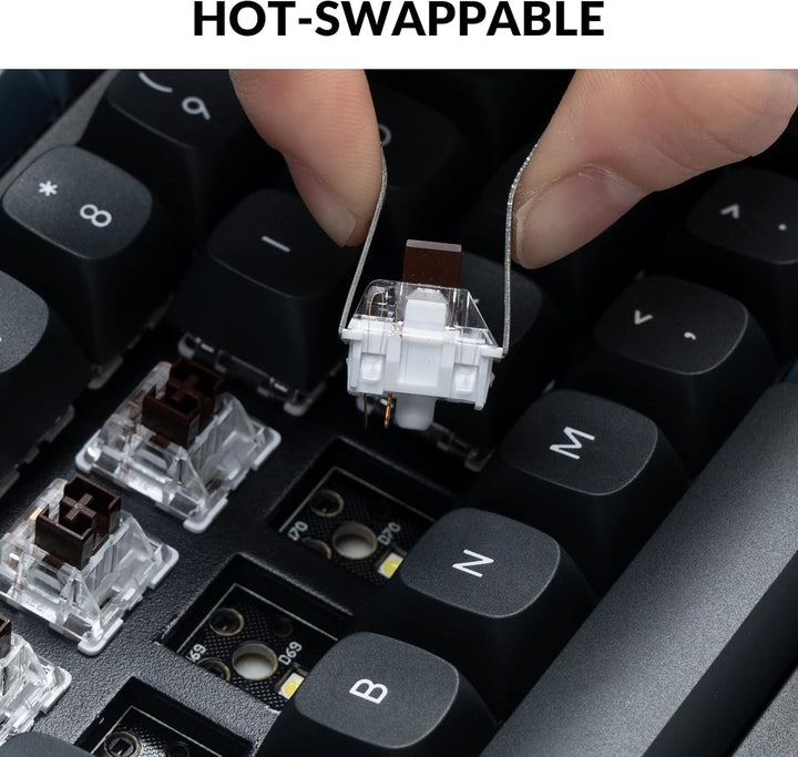 Keychron K10 Pro Teclado Mecánico Inalámbrico Personalizable, QMK\/...