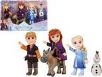 Disney Frozen 2 Set de Regalo de Muñecas Pequeñas - Incluye Elsa, Anna, Kristoff, Olaf y Sven! 6 pulgadas
