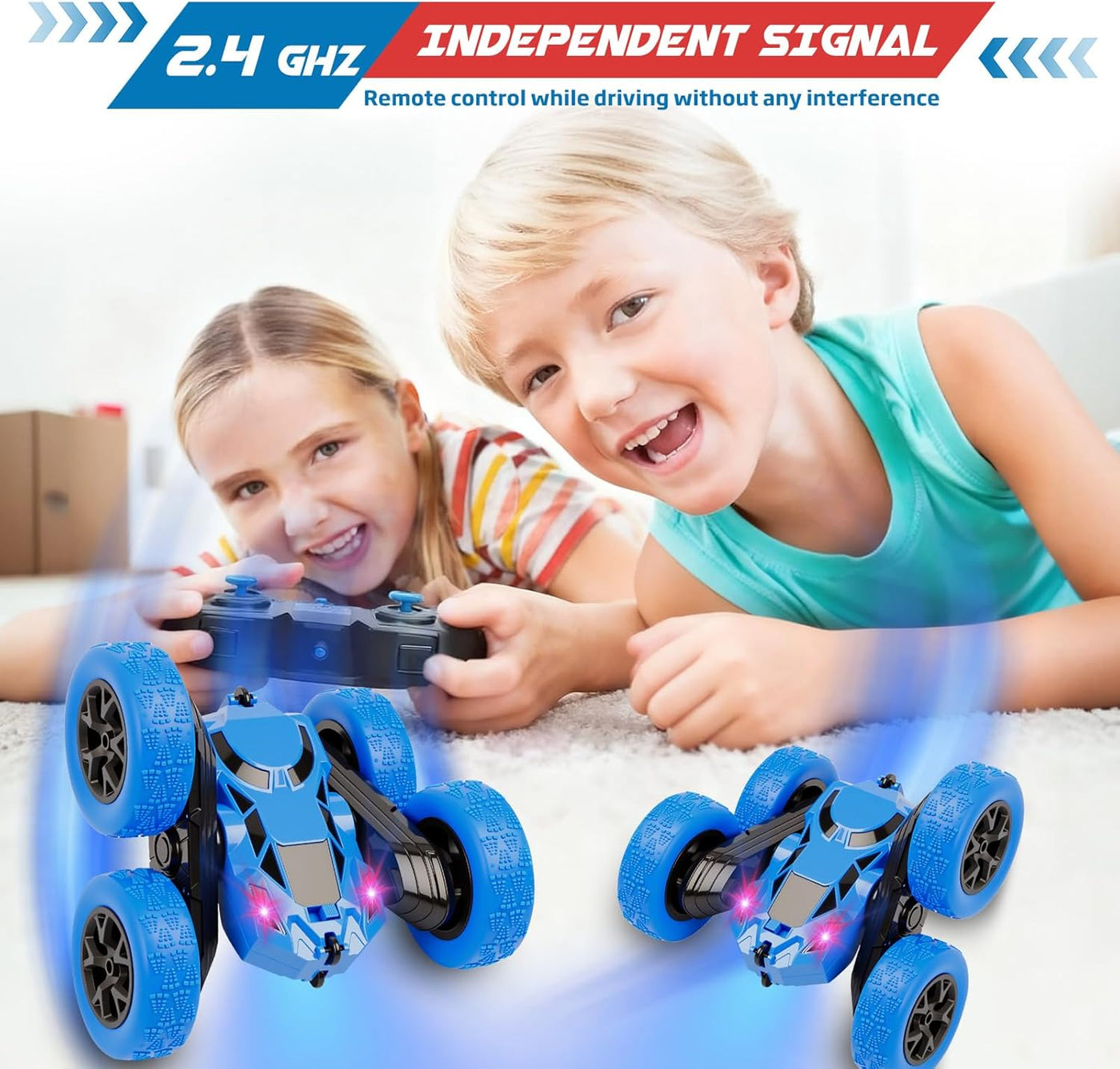 Coche de control remoto, juguetes de autos RC para niños de 6 a 12...