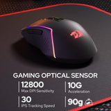 Redragon Combo de teclado de membrana inalámbrico K526 PRO y mouse...