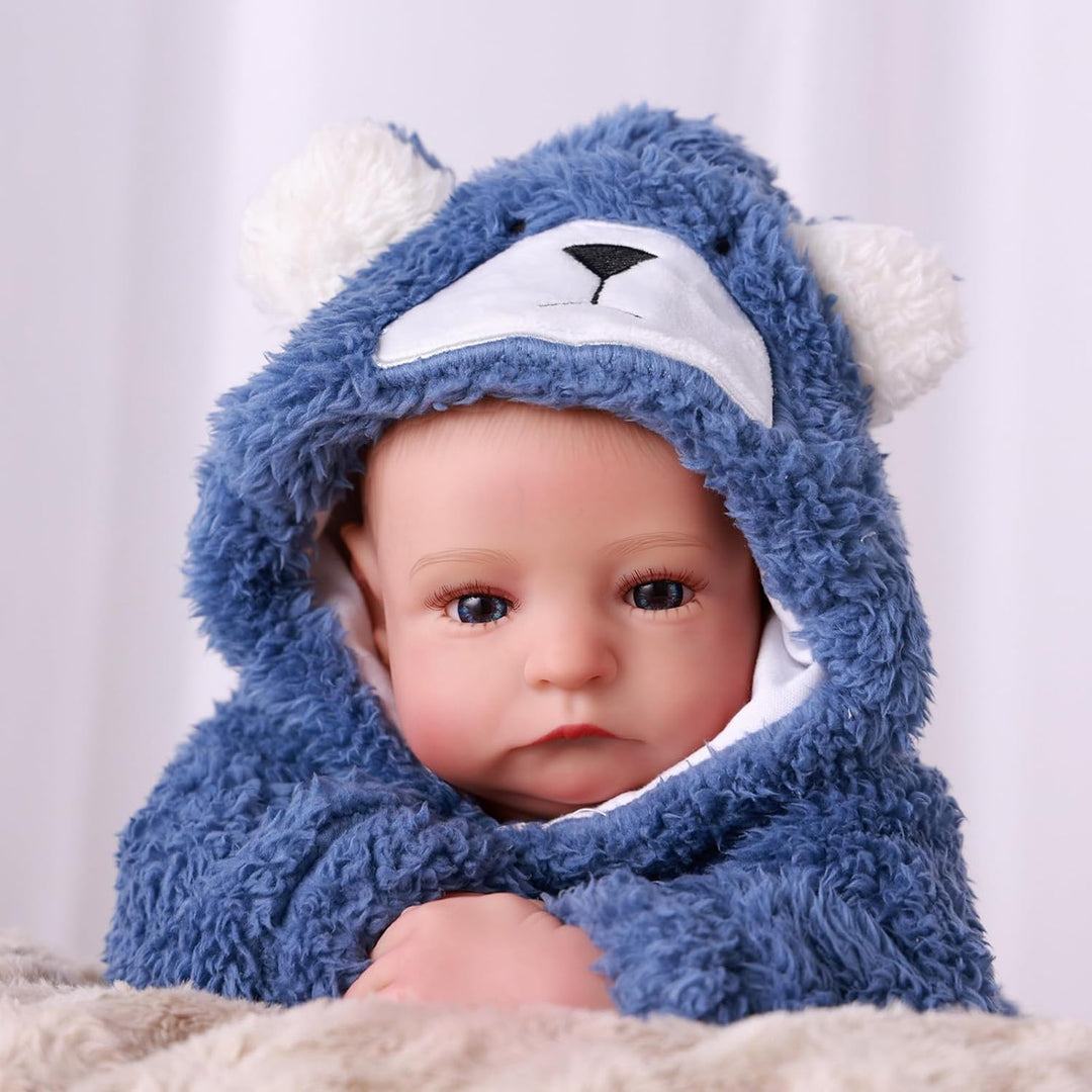 BABESIDE Muñecas Reborn de bebé realistas Niño - Aiden 17 Pulgadas...