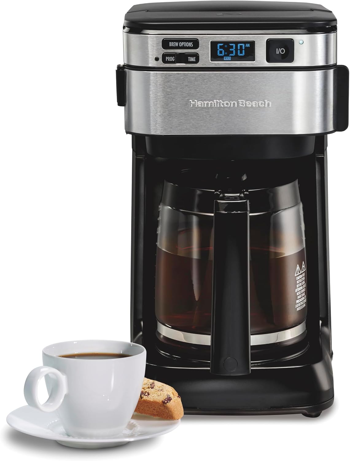 Hamilton Beach FrontFill Cafetera de Goteo Programable para 12 Tazas