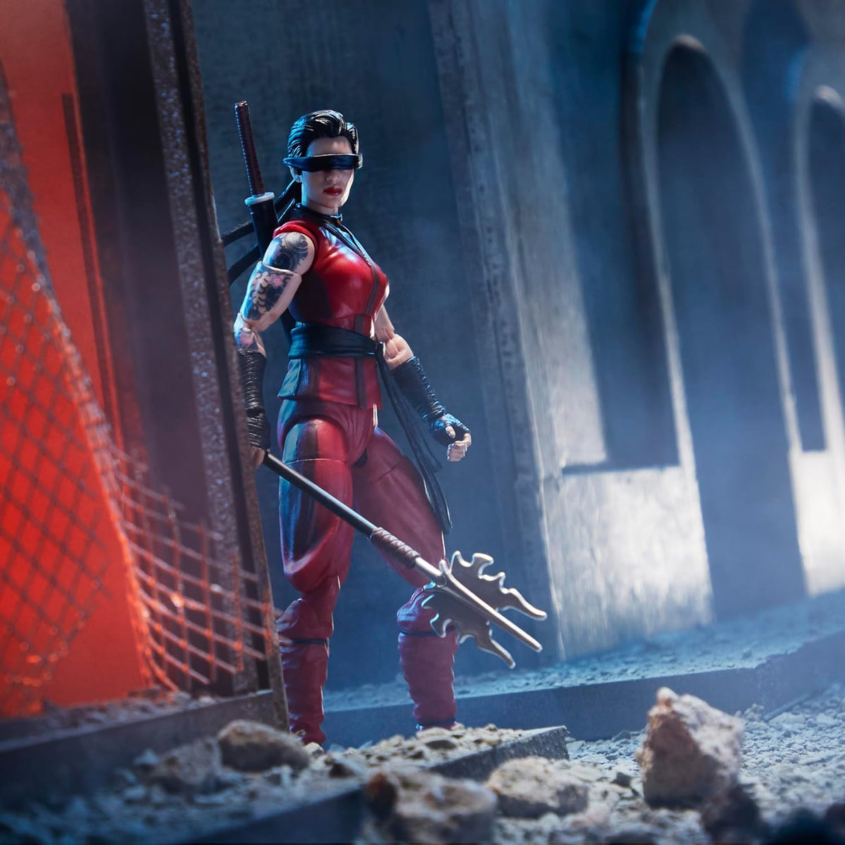 G.I. Joe Classified Series #124, Kim Jinx Arashikage, figura de acción coleccionable ninja de 6 pulgadas con 7 accesorios