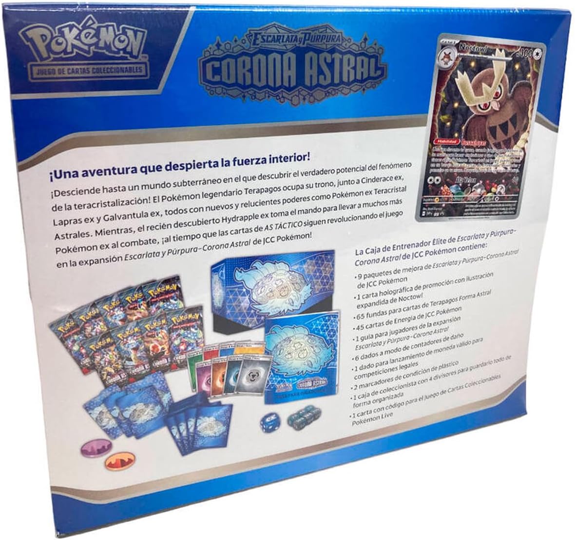 BANDAI PC50553 Pokémon TCG: SV07 Elite Trainer Box, multicolor, tarjetas coleccionables para amantes del anime, versión en español