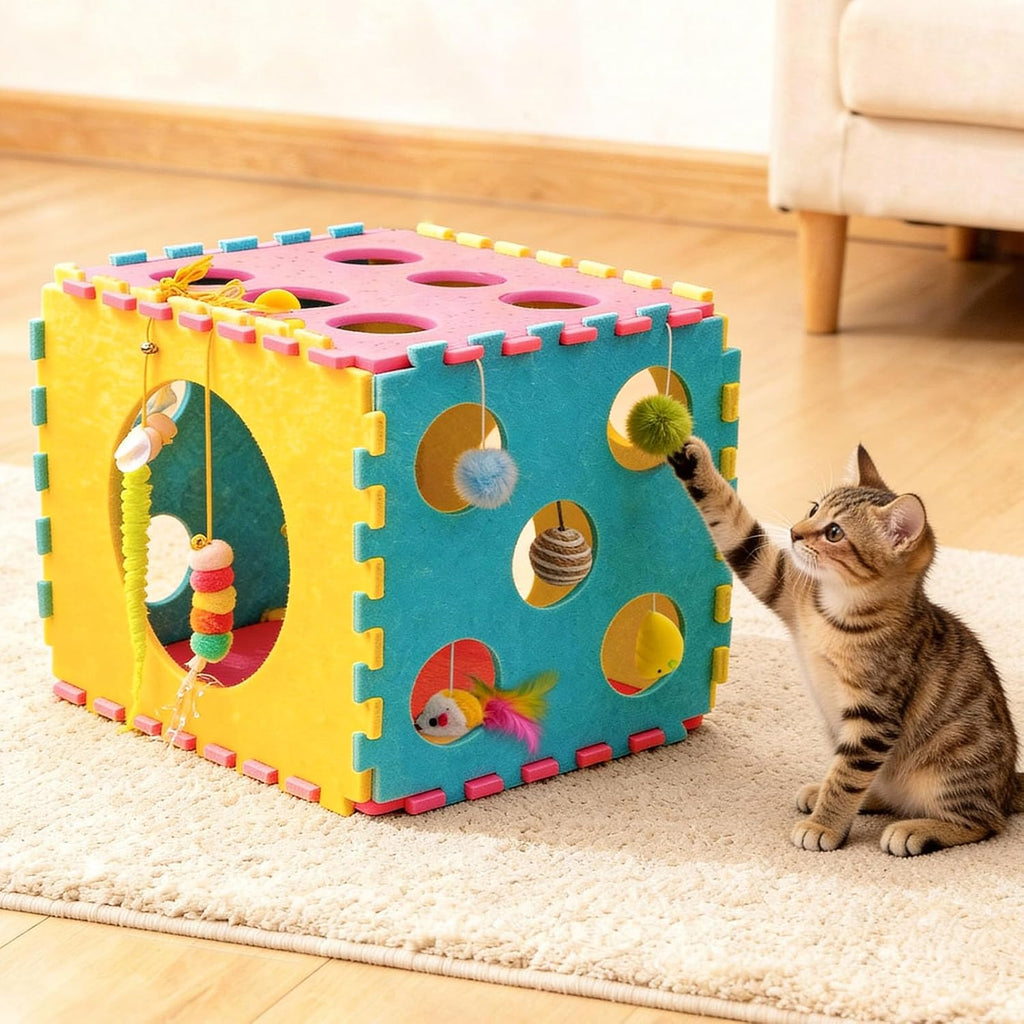 41 piezas de juguetes interactivos para gatos de interior