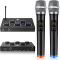 Sistema de Karaoke Inalámbrico, Micrófono de Karaoke Portátil con Mezclador de 16 Canales