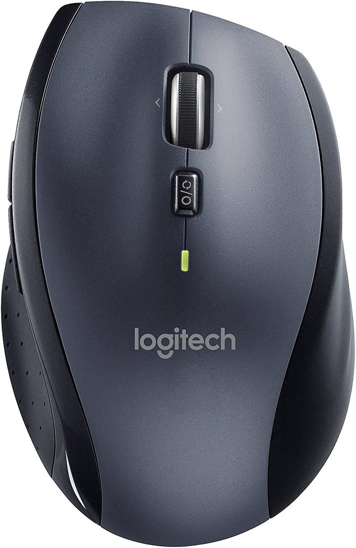 Logitech M705 Marathon - Ratón láser inalámbrico, frecuencia de 2.4...