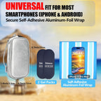 Bolsa térmica de refrigeración para teléfono para playa y piscina, bolsa de enfriamiento para iPhone con 2 paquetes de gel reutilizables que evita el sobrecalentamiento del teléfono para el