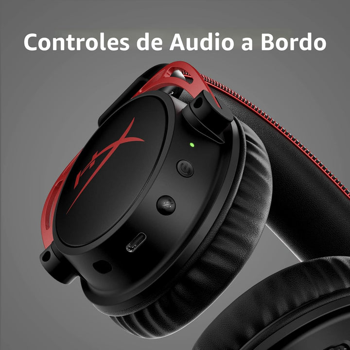 HyperX Cloud Alpha Wireless - Auriculares para juegos para PC, bate...