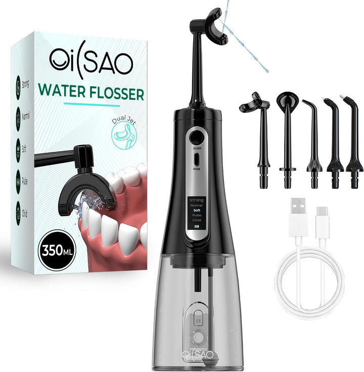 Selección de hilo dental de agua para dientes, hilo dental portátil...