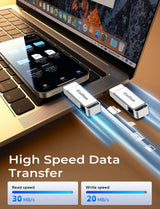 Gulloe Unidad flash de 256 GB diseñada para iPhone, almacenamiento...