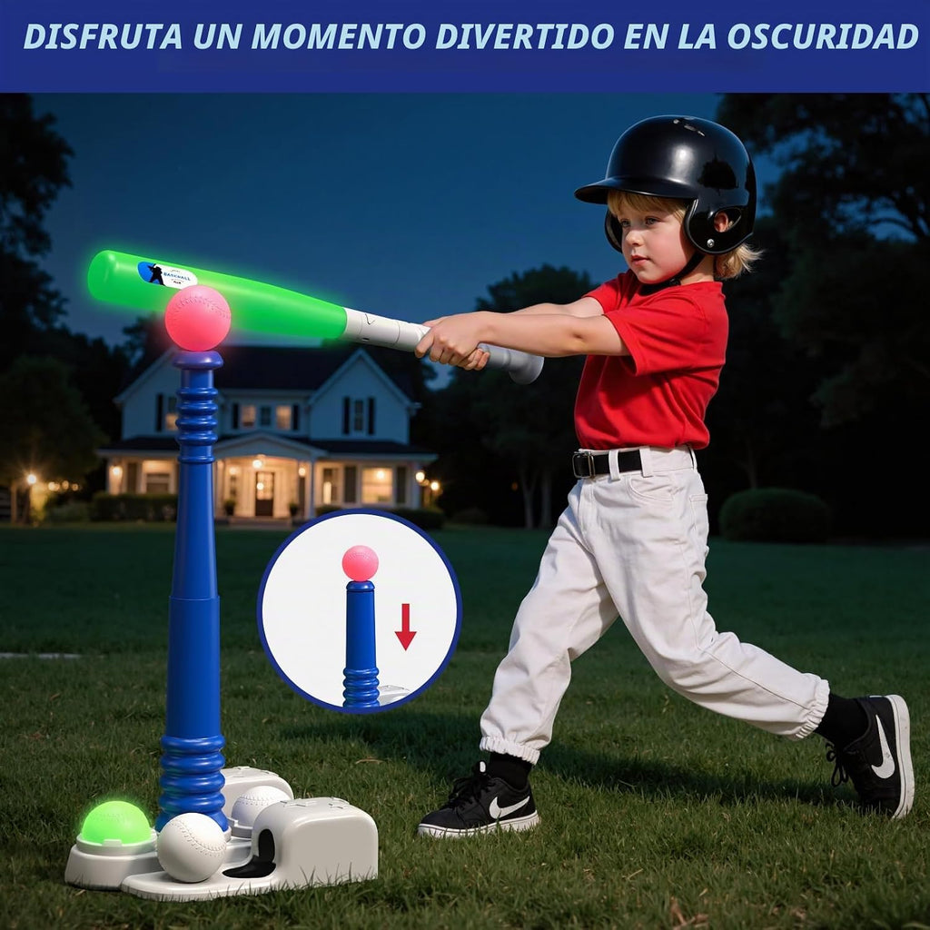 QDRAGON LED 2 en 1 Conjuntos de Bolas para Niños con Máquina de Lanzamiento Automática