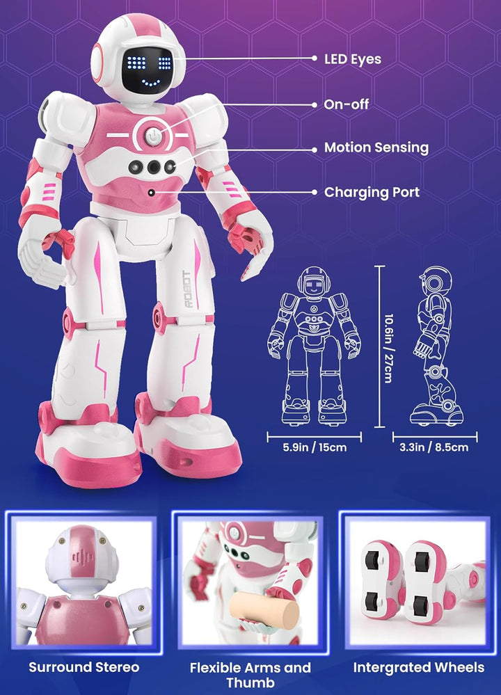 EduCuties Juguetes Robot para Niños, Robot Juguete Inteligente Prog...