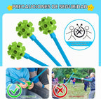 SpringFlower - Kit de construcción de fortalezas para niños, juguetes de construcción STEM, regalo educativo para niños de 3 a 12 años, juego creativo para interiores y exteriores, 140 piezas, verde