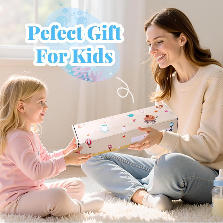 BABESIDE 5 juegos de ropa de muñeca Reborn con diadema de muñeca pa...