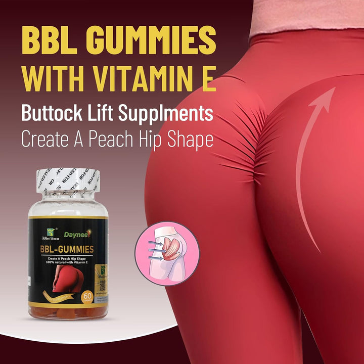 Wins Town BBL - Gomitas para mujer, sabor a melocotón, veganas, 60...