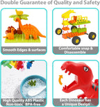 Bloques de construcción para niños pequeños de 3 a 5 años, juguetes de dinosaurio