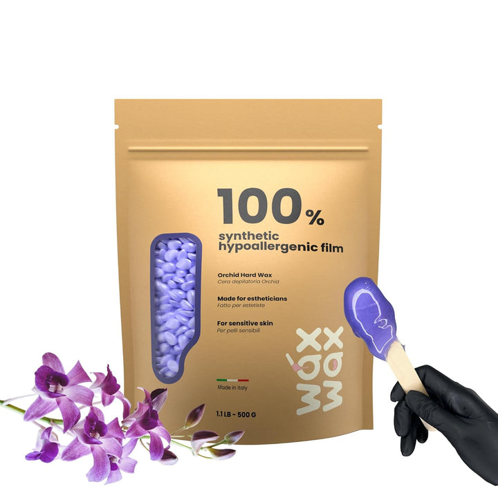 Wax Wax Cuentas de cera dura de orquídea, cera facial para piel ult...