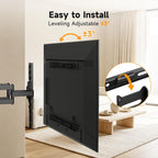 Soporte de pared para TV de movimiento completo ultradelgado de 1.3