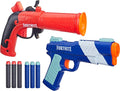 Nerf Fortnite Paquete Doble Incluye 2 Lanzamisiles (Flint-Knock y LP) y 6 Dardos de Espuma Elite