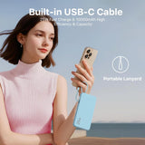 NOBIS Cargador portátil 25W 10000mAh Power Bank con cable USB-C inc...