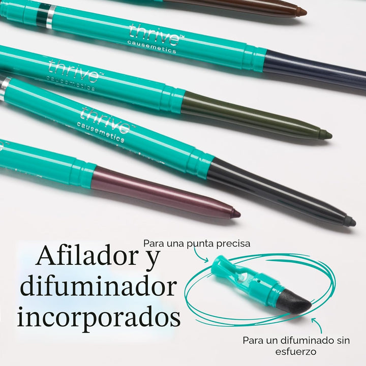 Thrive Causemetics Infinity Lápiz delineador de ojos impermeable, s...